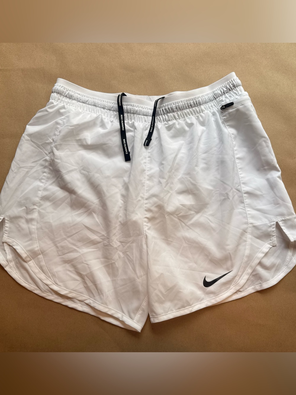 Nike White Women's Performance Running Shorts BRAND NEW (never worn)**